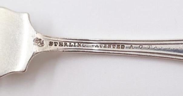 Antique and Vintage Spoons and Sterling Silver Spreader - 3
