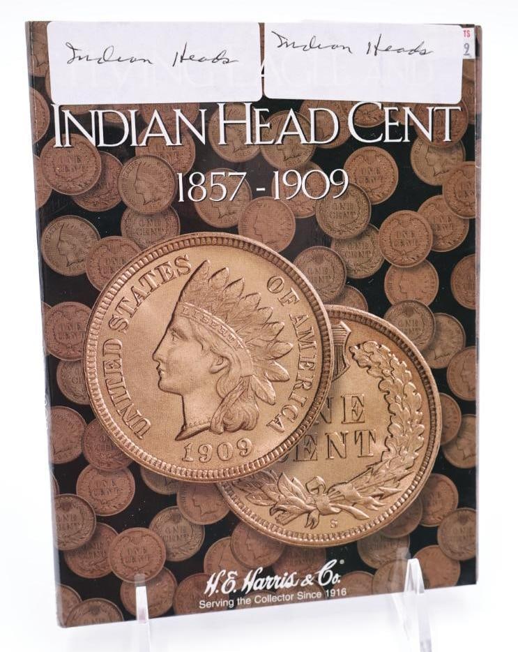 Full Indian Head Cent Coin Folder: Collection starts at 1887 - 1908, please see all photos for what is actually included. This collector modified the folder and renamed the slots for the coins