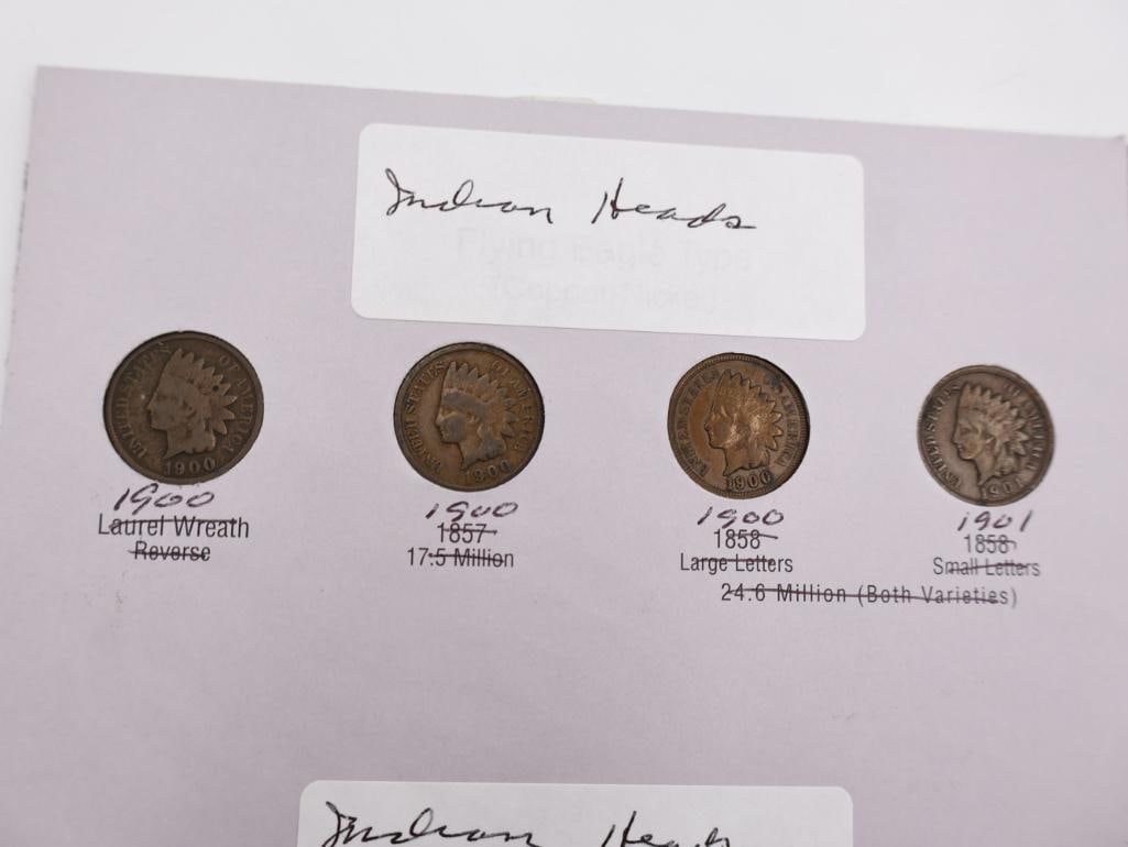 Full Indian Head Cent Coin Folder - 3