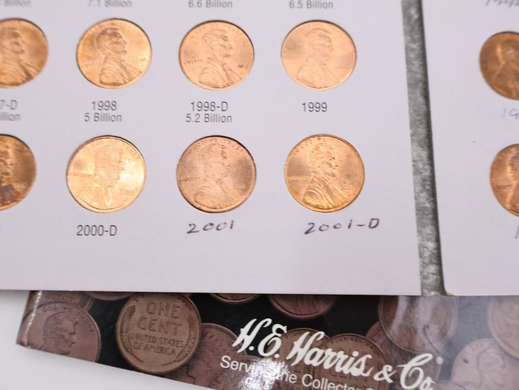 Five Full Lincoln Memorial Coin Folders - 10