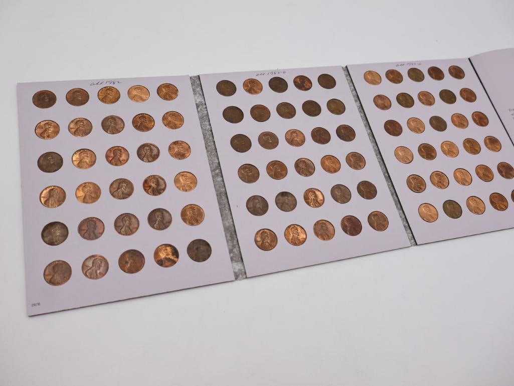 Five Full Lincoln Memorial Coin Folders - 15