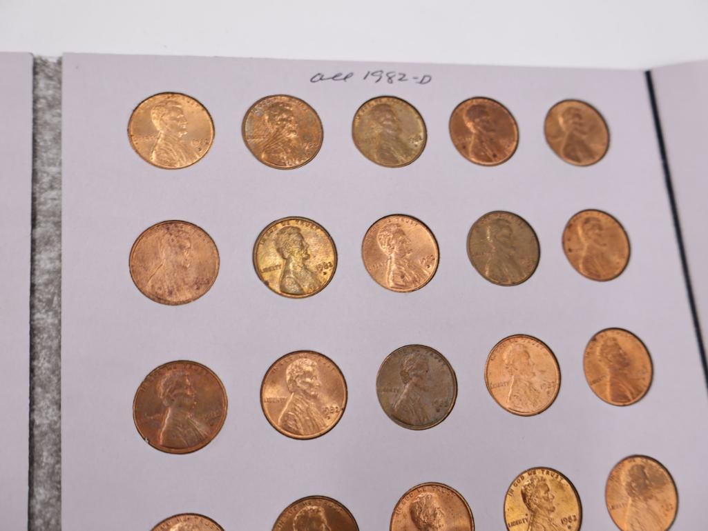 Five Full Lincoln Memorial Coin Folders - 18
