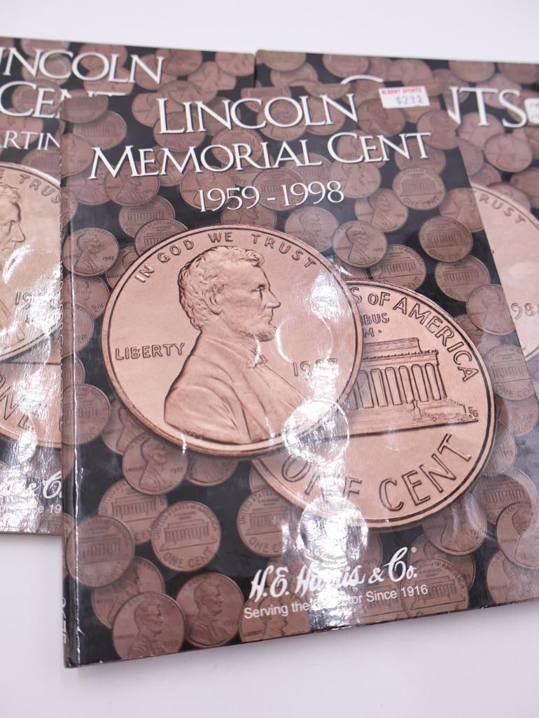 Five Full Lincoln Memorial Coin Folders - 6