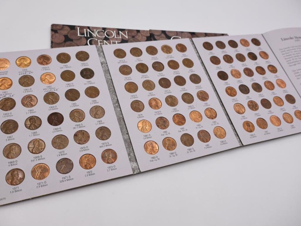 Five Full Lincoln Memorial Coin Folders - 7