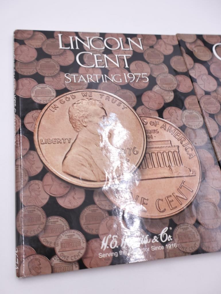 Five Full Lincoln Memorial Coin Folders - 8