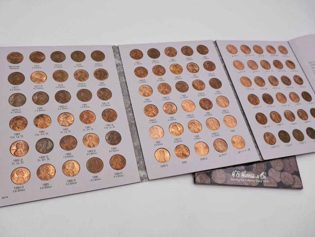 Five Full Lincoln Memorial Coin Folders - 9