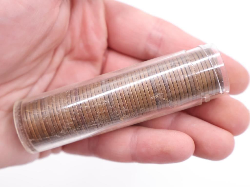 Seven Tubes Full of Lincoln Wheat Pennies - 4