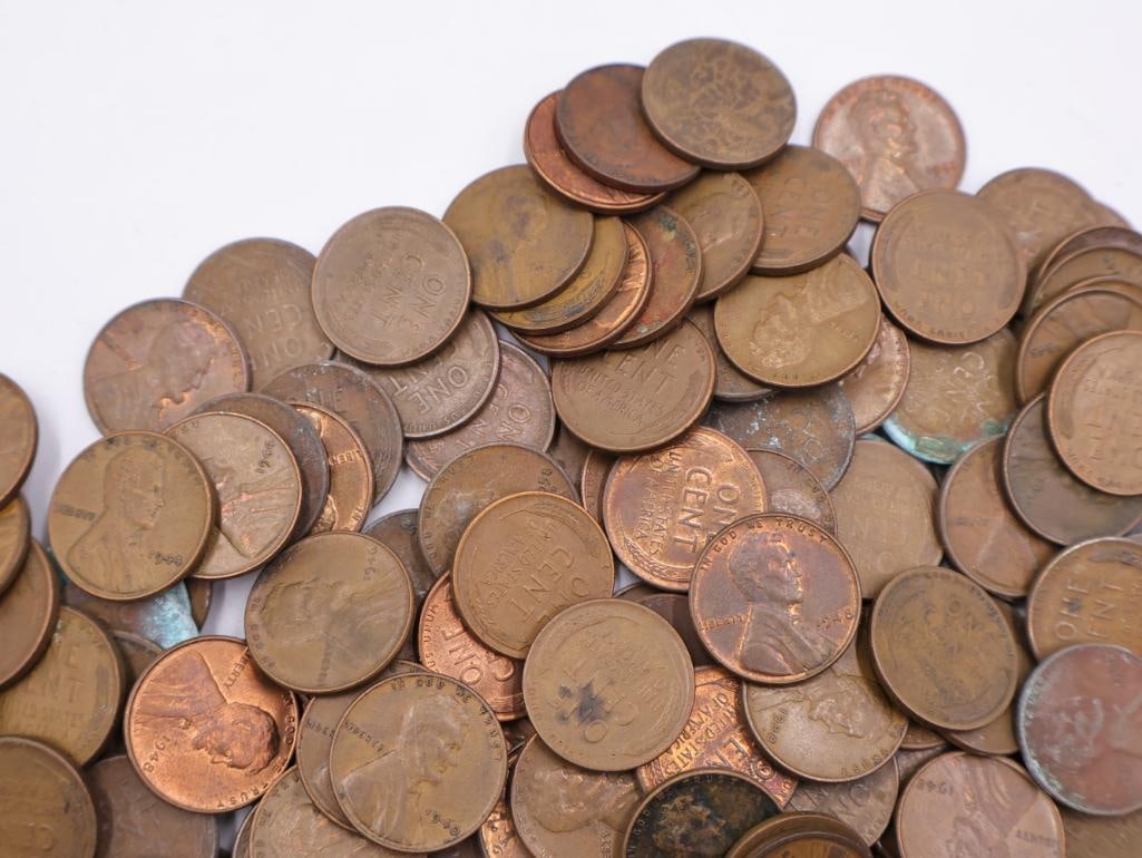 Large Amount of Mostly Lincoln Wheat Pennies - 6