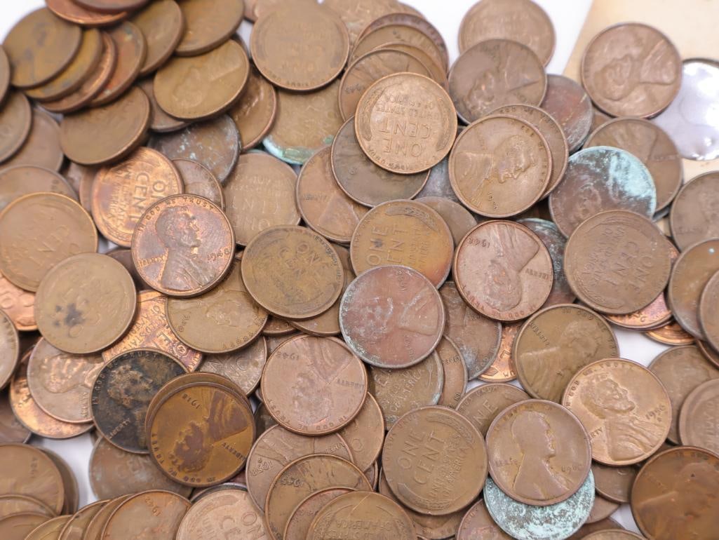 Large Amount of Mostly Lincoln Wheat Pennies - 7