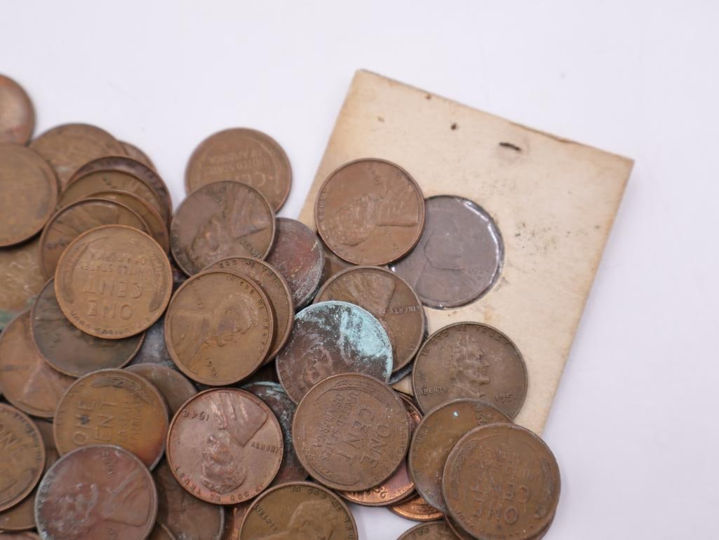 Large Amount of Mostly Lincoln Wheat Pennies - 8