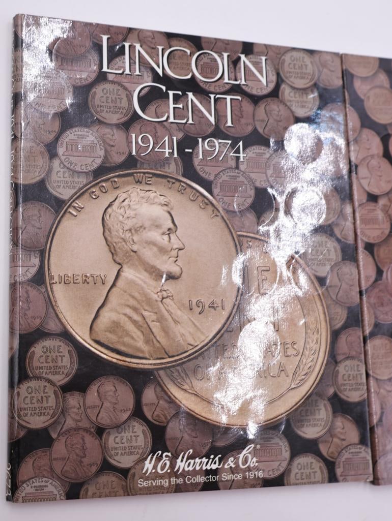 Two Full Lincoln Wheat and Memorial Pennies, One Full of Steel Pennies - 2