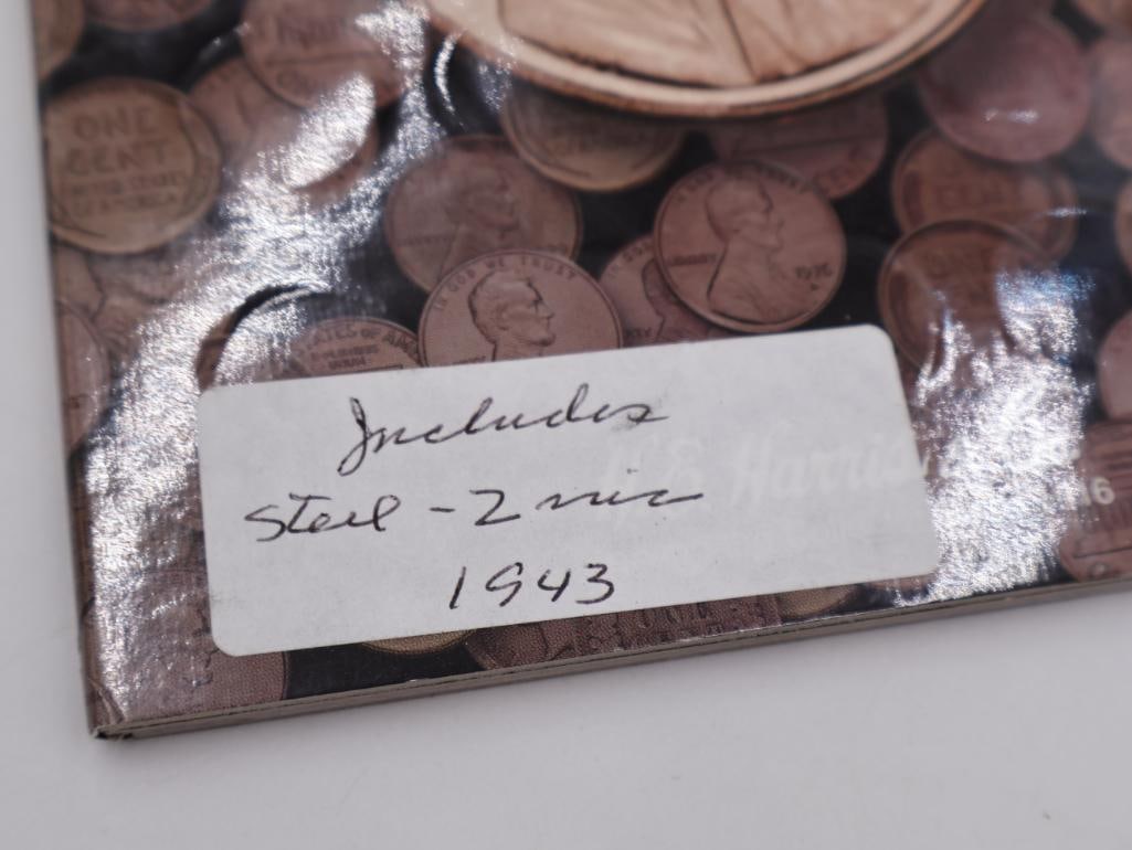 Two Full Lincoln Wheat and Memorial Pennies, One Full of Steel Pennies - 8
