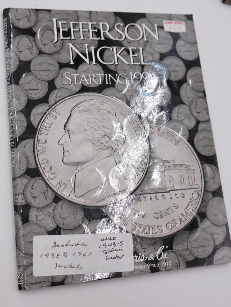 Four Coin Folders Full of Jefferson Nickels - 2