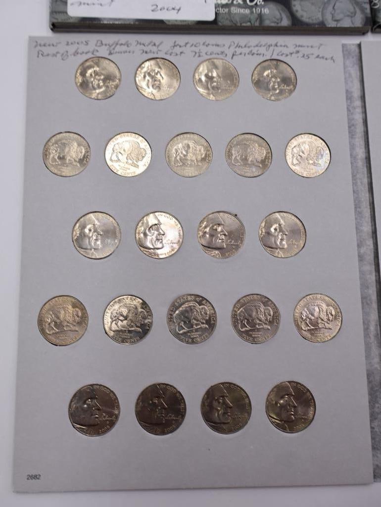 Six Full Jefferson and More Nickel Folders - 11
