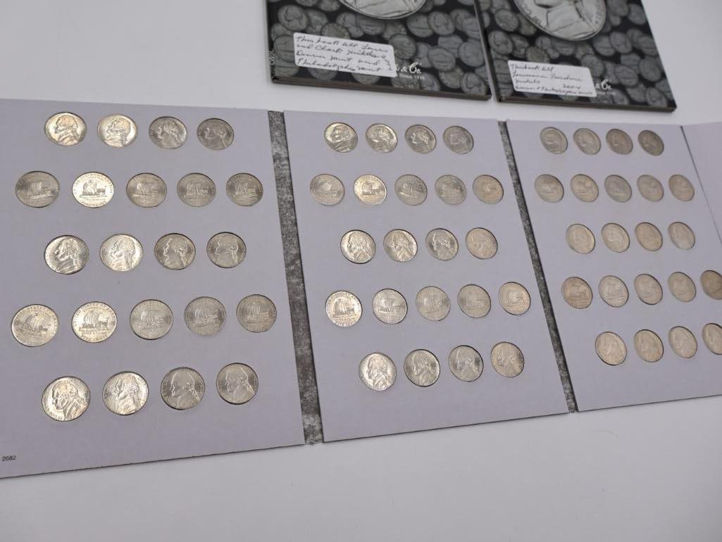 Six Full Jefferson and More Nickel Folders - 13
