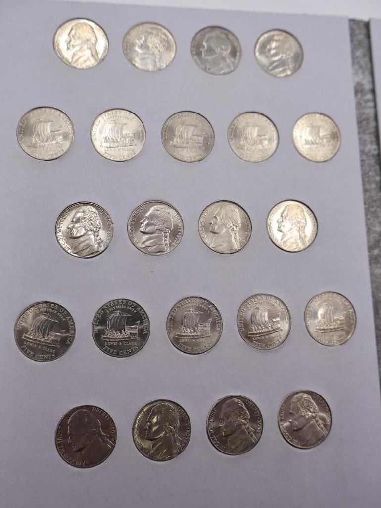 Six Full Jefferson and More Nickel Folders - 14