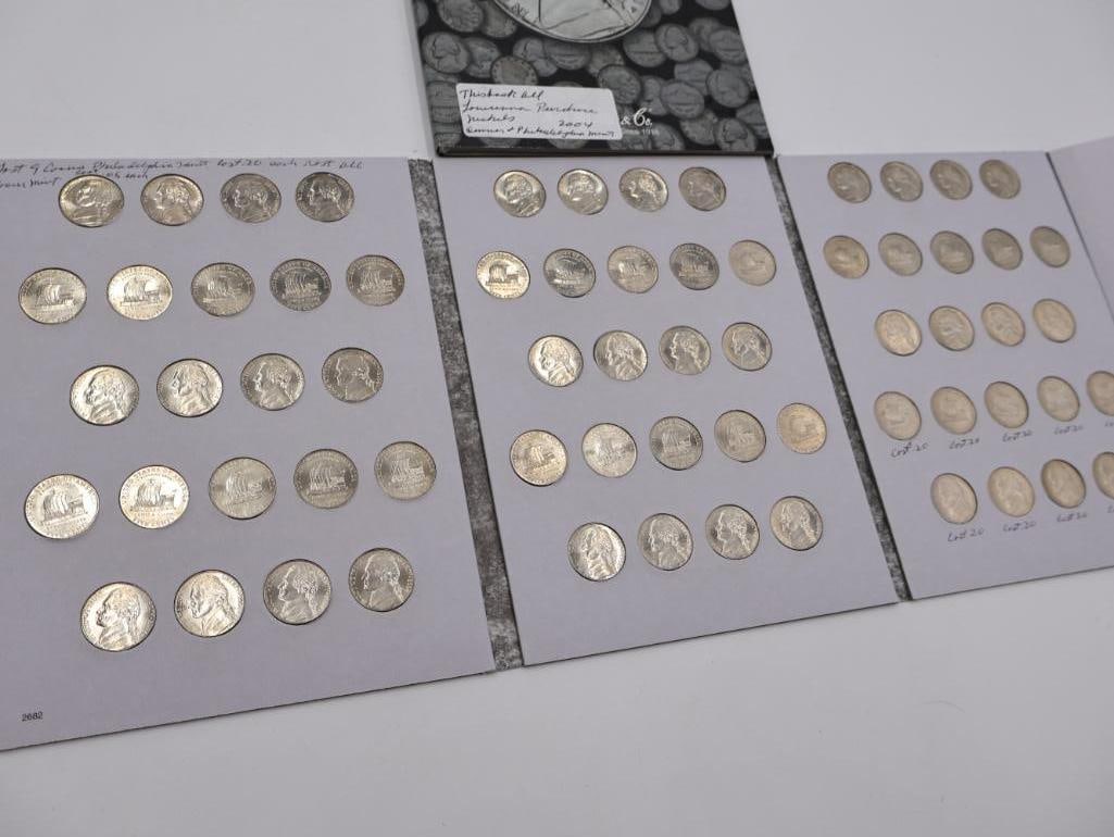Six Full Jefferson and More Nickel Folders - 16