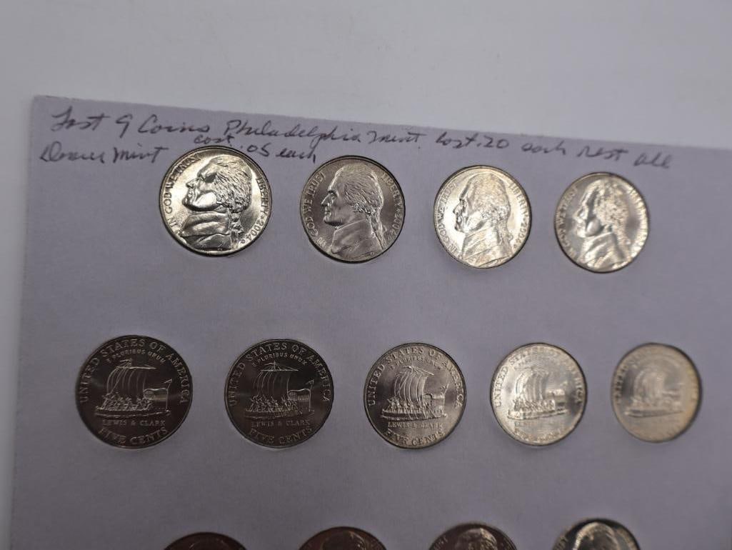 Six Full Jefferson and More Nickel Folders - 17