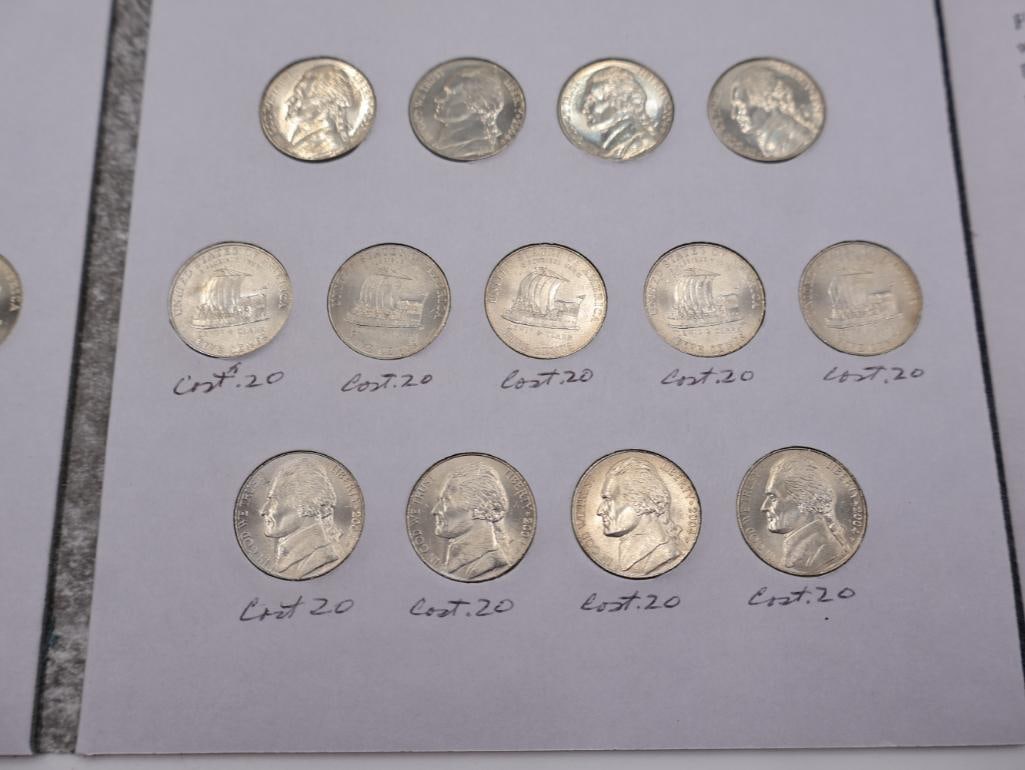 Six Full Jefferson and More Nickel Folders - 19