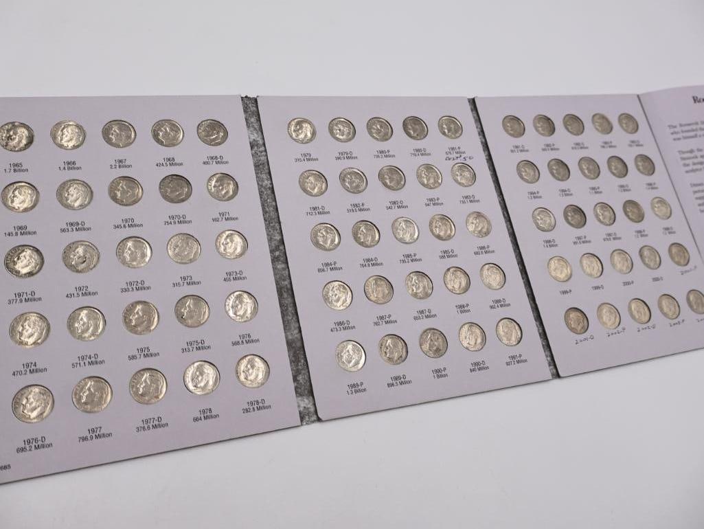 Three Roosevelt Dime Coin Folders - 13