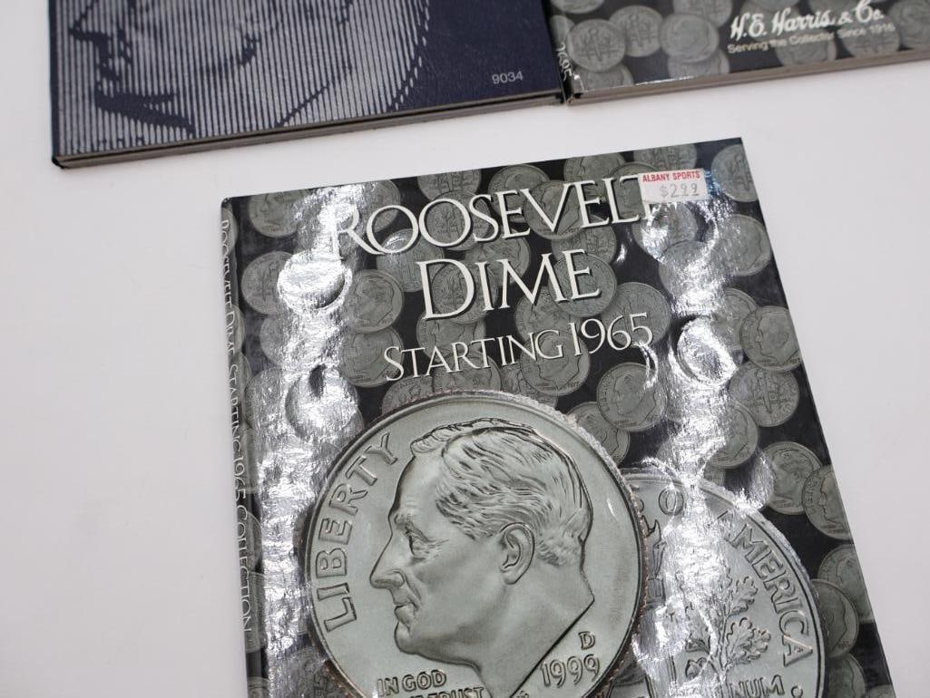 Three Roosevelt Dime Coin Folders - 2