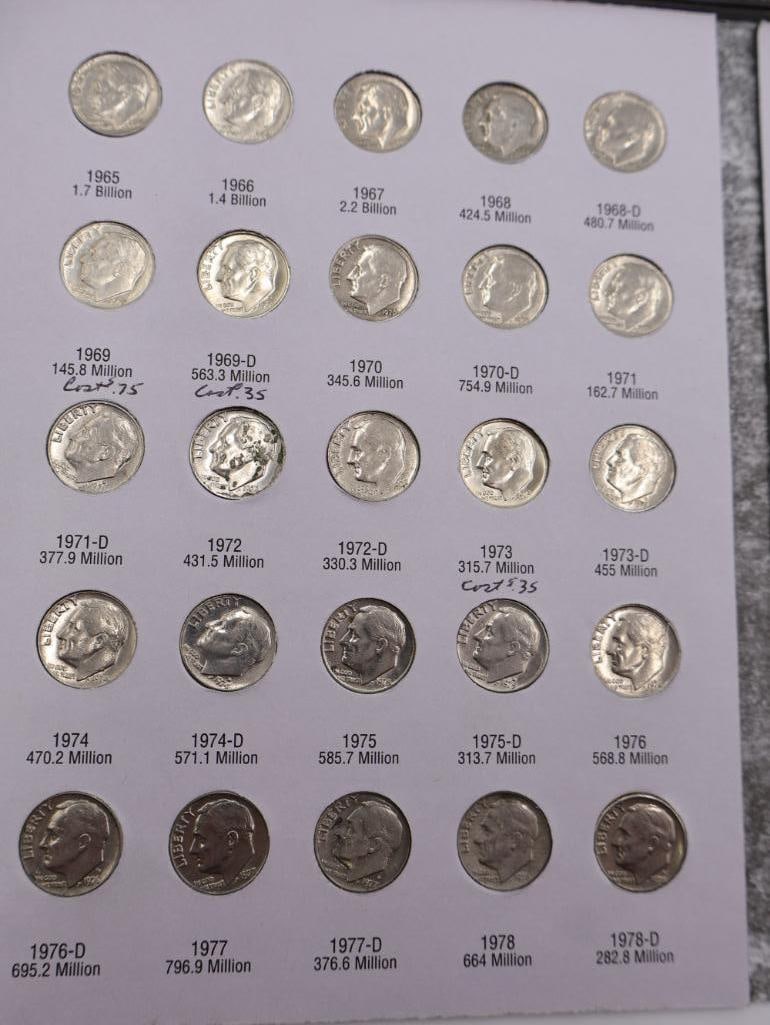 Three Roosevelt Dime Coin Folders - 4