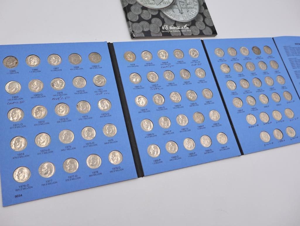 Three Roosevelt Dime Coin Folders - 8