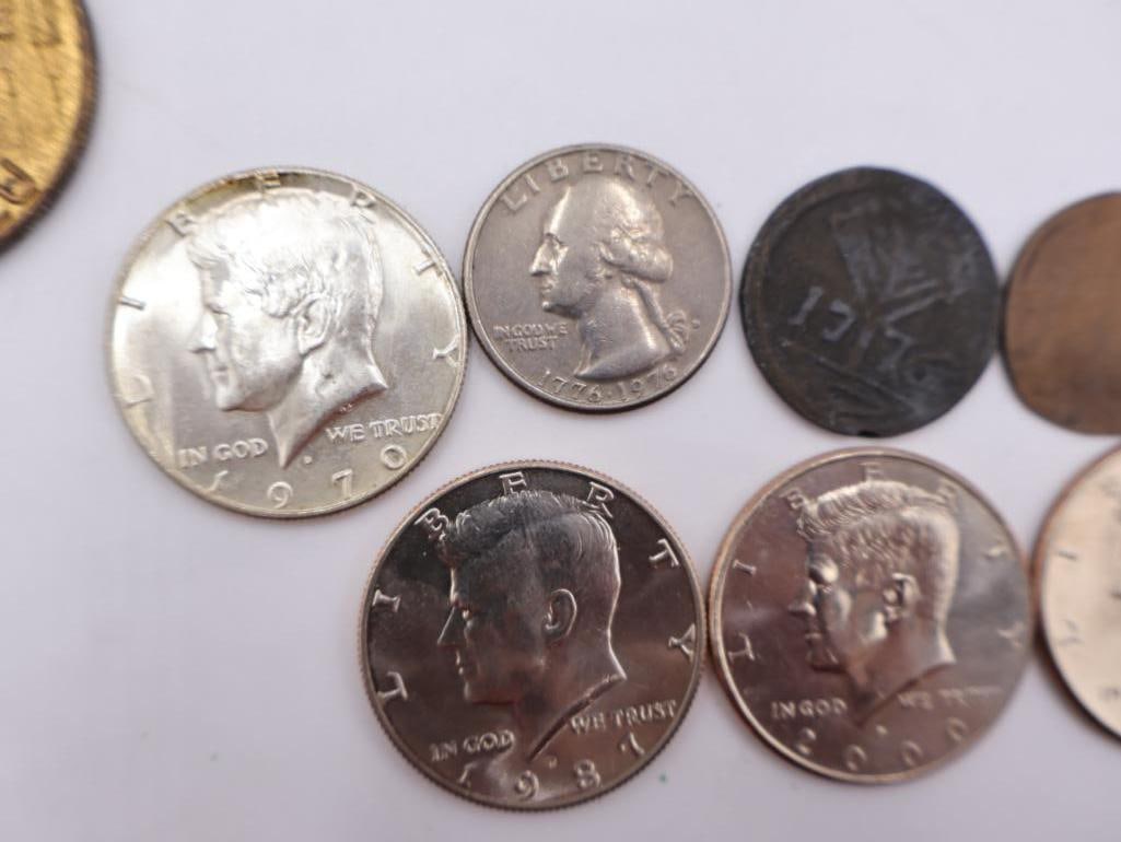 1976 US Proof Set and Collectible Coins and Tokens - 8