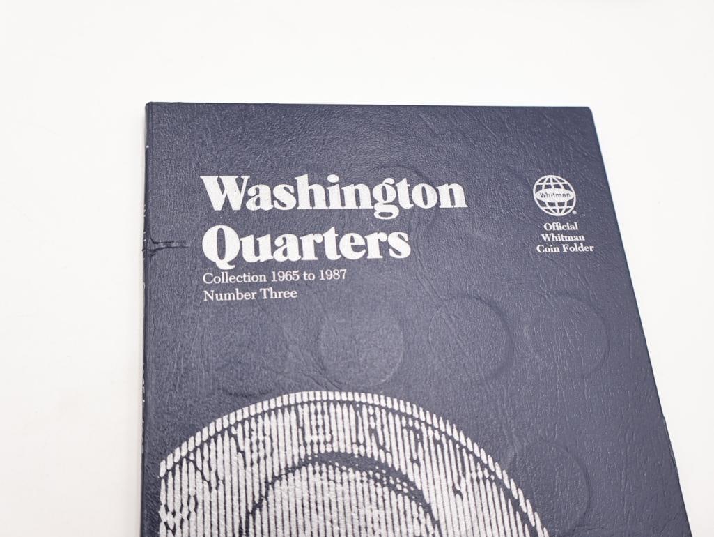 Four Coin Folders Full of Washington Quarters - 13