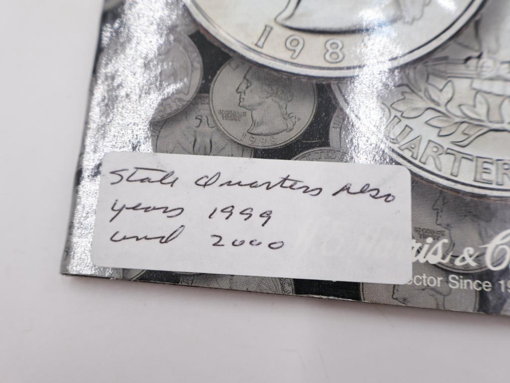 Four Coin Folders Full of Washington Quarters - 8