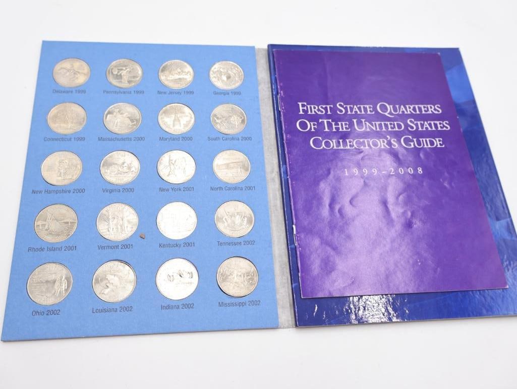 Three Statehood Quarter Coin Folders - 13