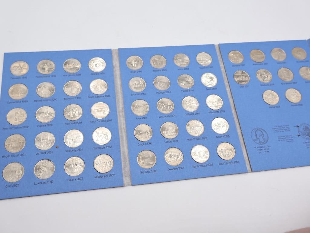 Three Statehood Quarter Coin Folders - 14
