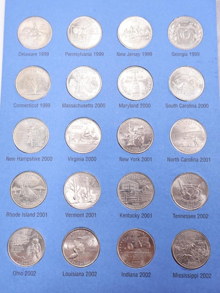 Three Statehood Quarter Coin Folders - 15