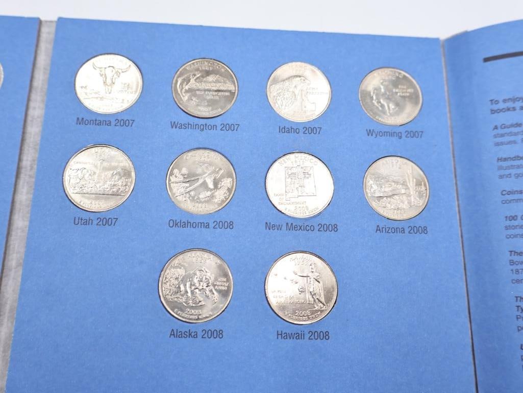 Three Statehood Quarter Coin Folders - 17