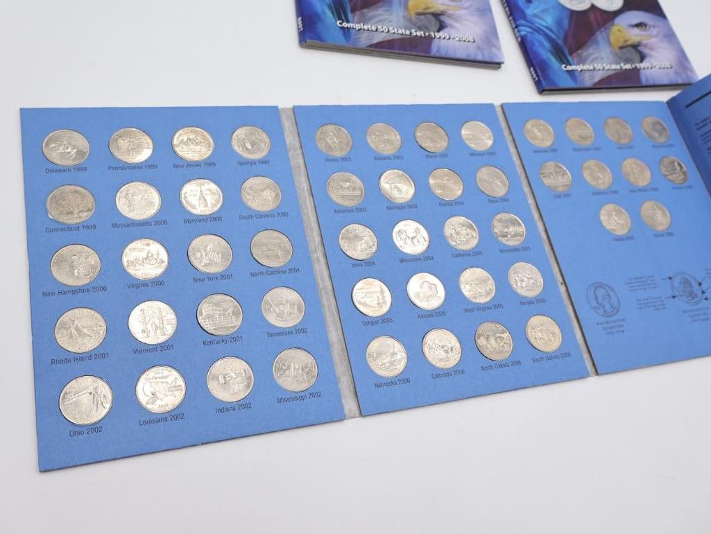 Three Statehood Quarter Coin Folders - 3