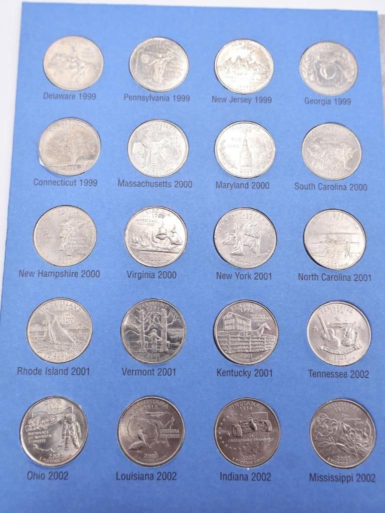 Three Statehood Quarter Coin Folders - 4