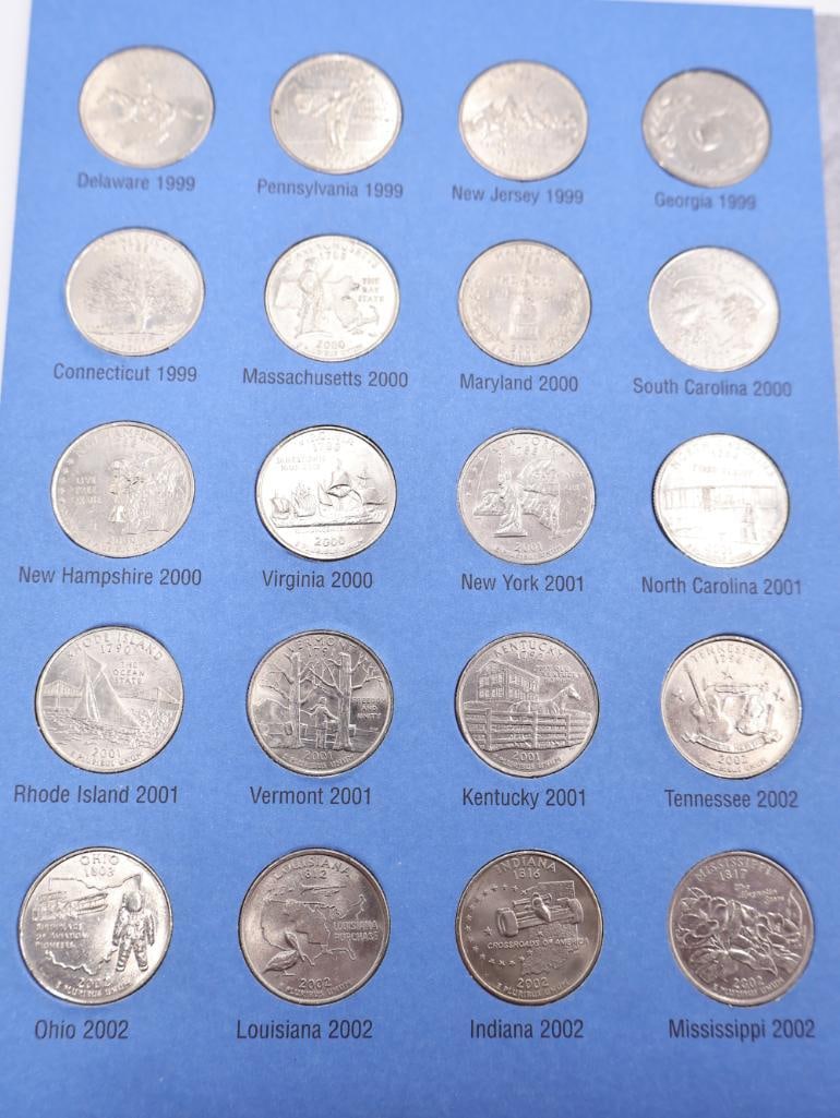 Three Statehood Quarter Coin Folders - 9