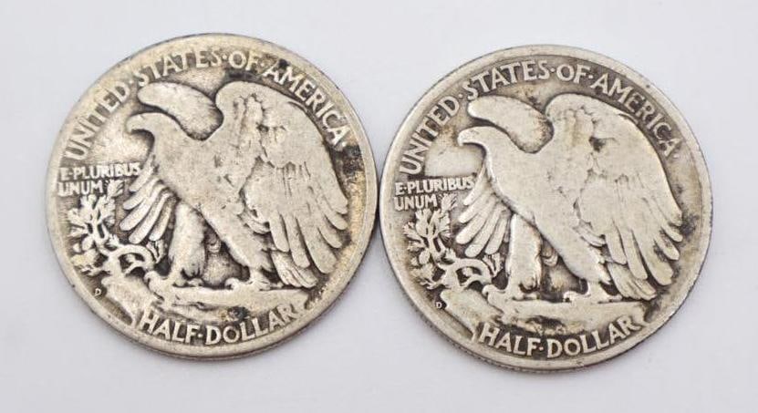 Four Silver Content US Coins - 4