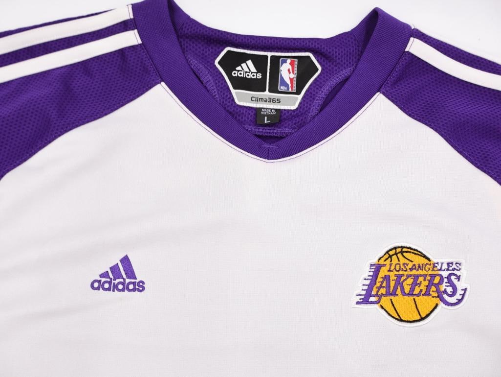 Vintage Lakers Warm Up Shirt and Two Championship Shirts - 5