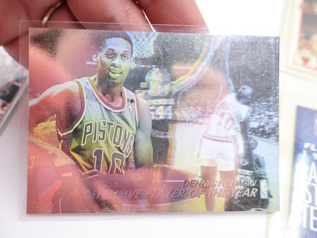 Nine Collectable NBA Sports Cards - 6