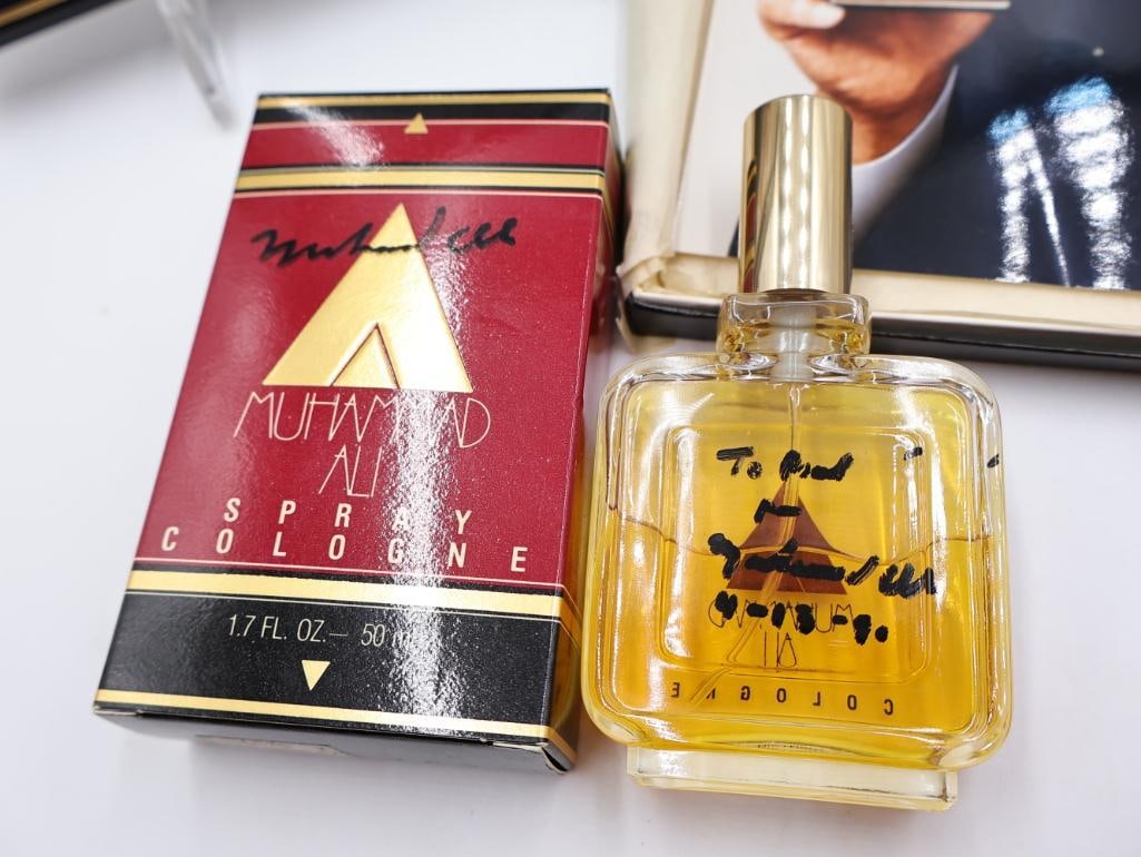 Muhammead Ali Signed Cologne and Memorabilia - 2