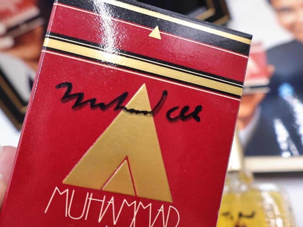 Muhammead Ali Signed Cologne and Memorabilia - 3