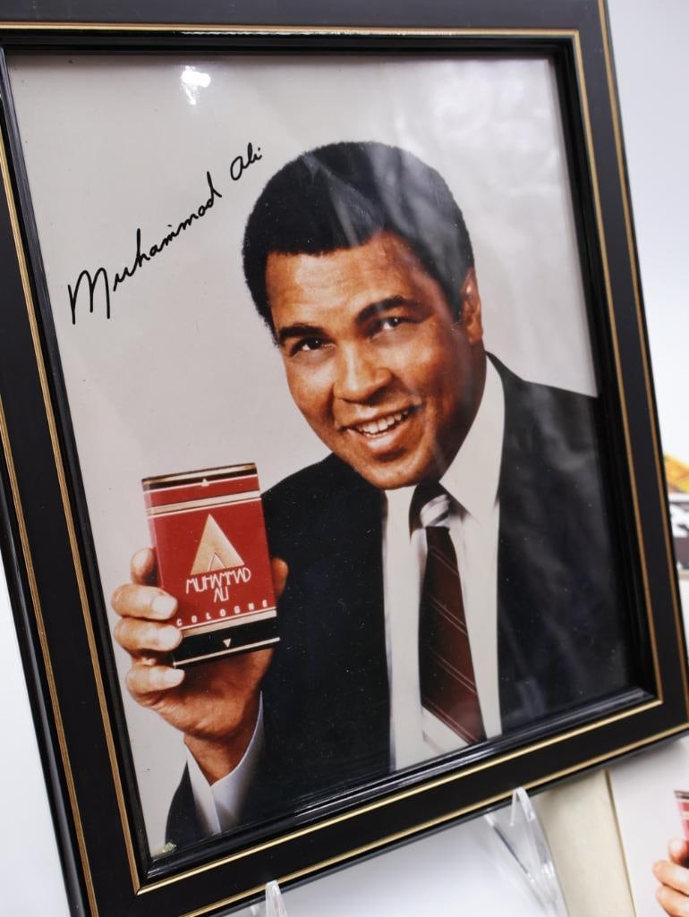 Muhammead Ali Signed Cologne and Memorabilia - 5