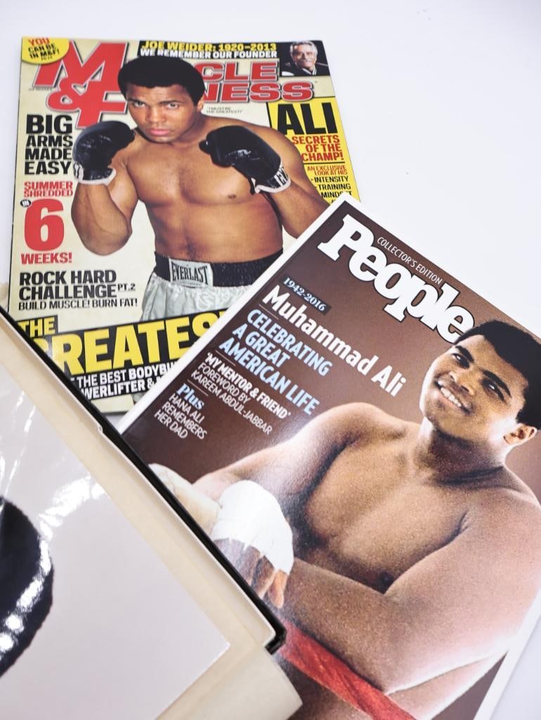 Muhammead Ali Signed Cologne and Memorabilia - 7
