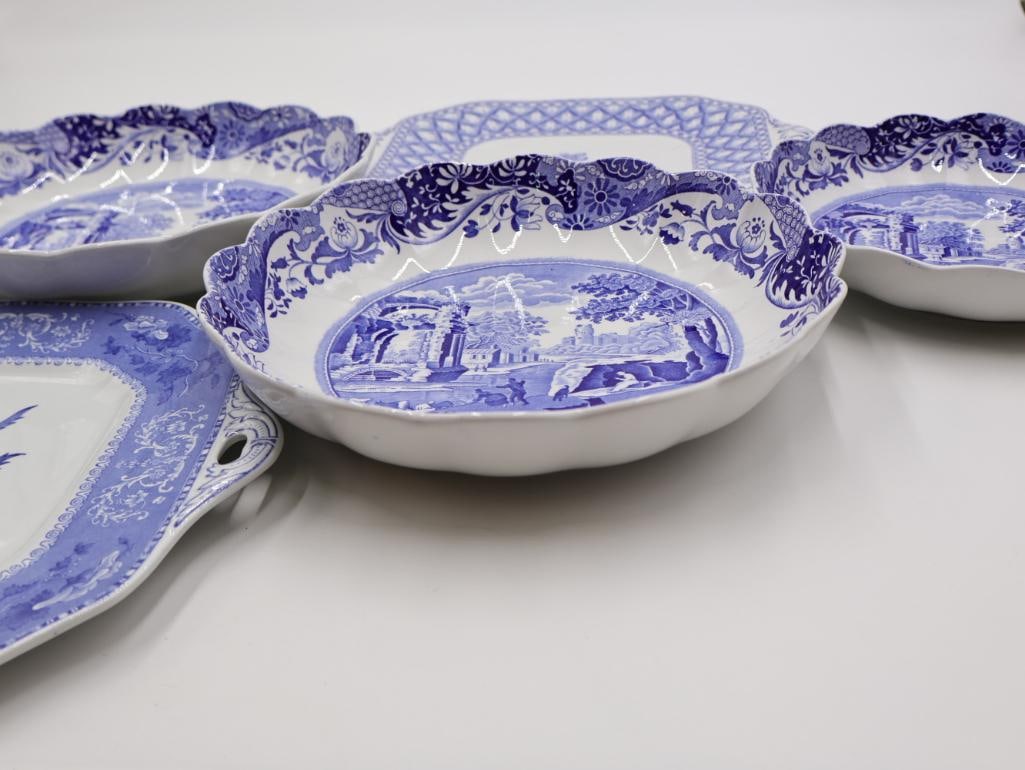 Collection of Spode Blue Transferware Dishes - 3