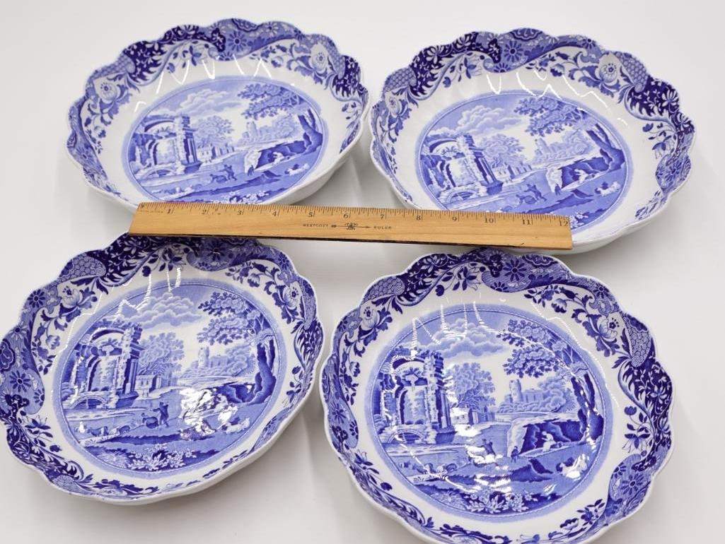 Collection of Spode Blue Transferware Dishes - 9