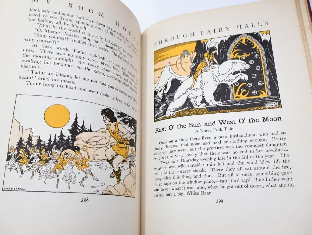 Antique 'My Bookhouse' Children Folktales Books - 10
