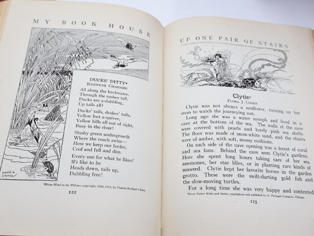 Antique 'My Bookhouse' Children Folktales Books - 17