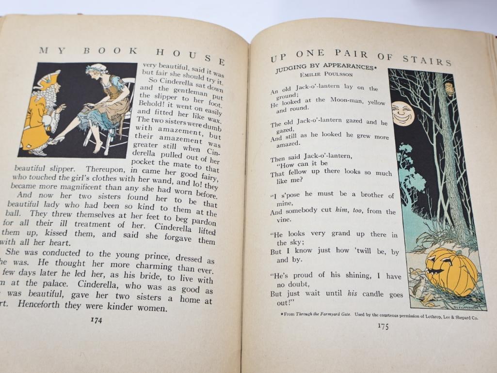 Antique 'My Bookhouse' Children Folktales Books - 18