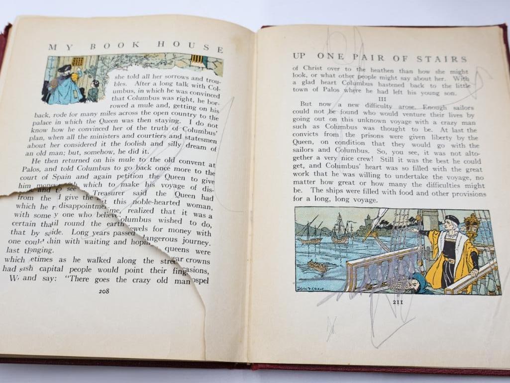 Antique 'My Bookhouse' Children Folktales Books - 19